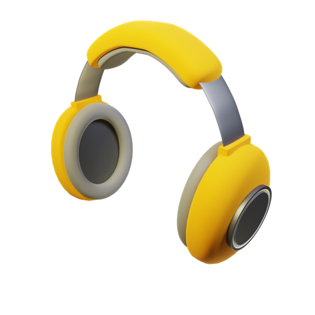 Casque de musique  3D Icon