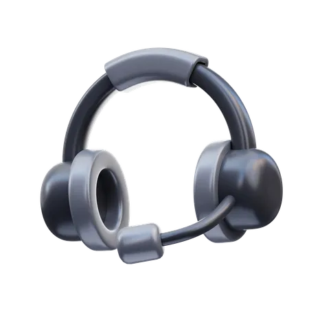 Casque de musique  3D Icon