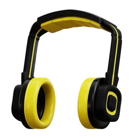 Casque de musique  3D Icon