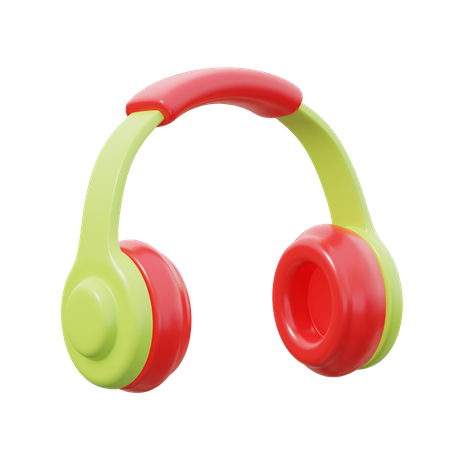 Casque de musique  3D Icon