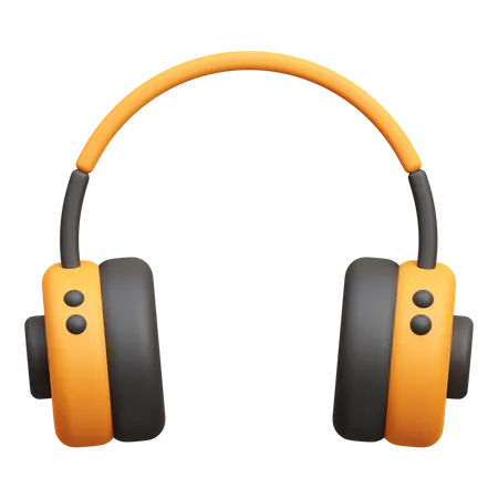 Casque de musique  3D Icon