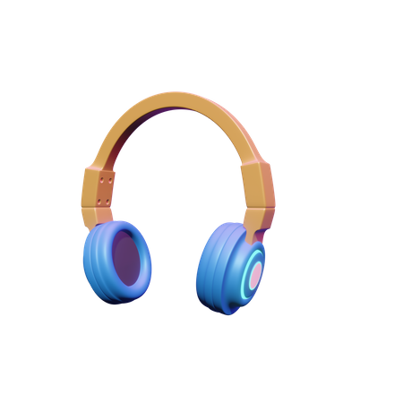 Casque  3D Icon