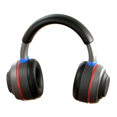 Casque de musique  3D Icon