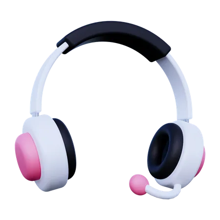 Casque de musique  3D Icon