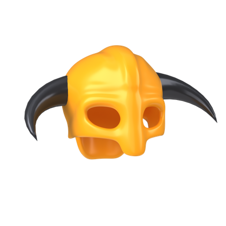 Casque à cornes  3D Icon