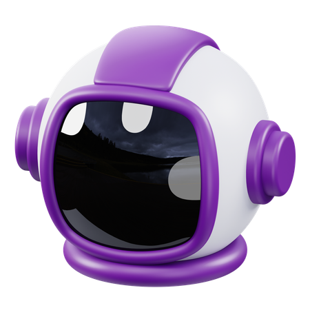 Casque d'astronaute  3D Icon