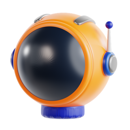 Casque d'astronaute  3D Icon