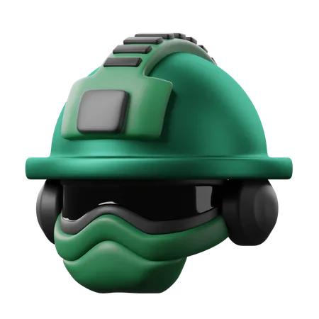 Casque de combat  3D Icon