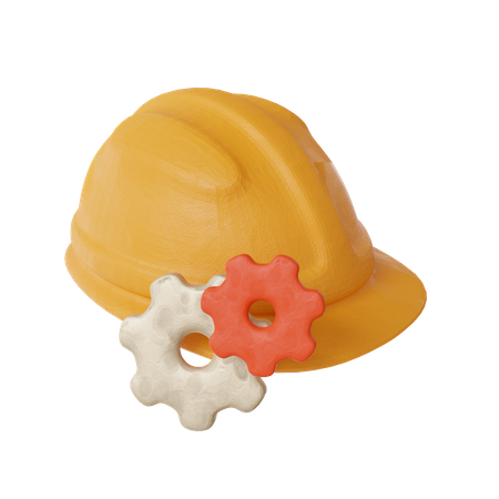 Casque de chantier  3D Icon