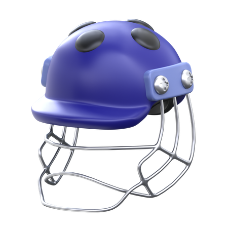Casque de cricket  3D Icon