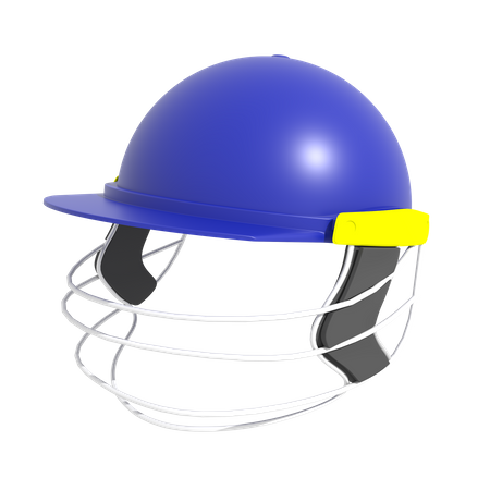 Casque de cricket  3D Icon