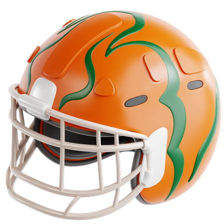 Casque de football  3D Icon
