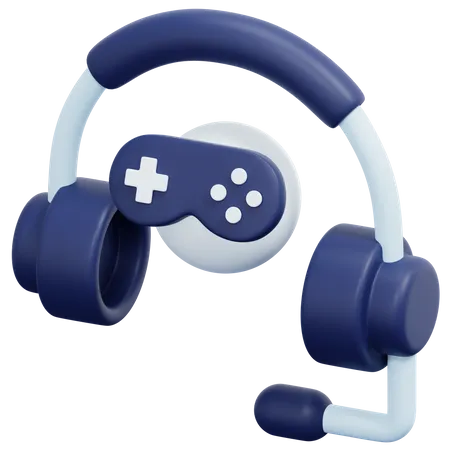 Casque de jeu  3D Icon