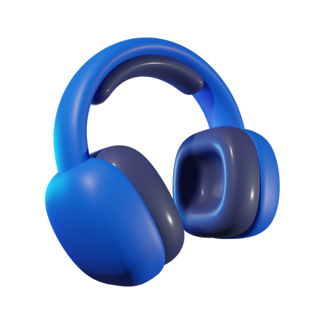 Casque de musique  3D Icon