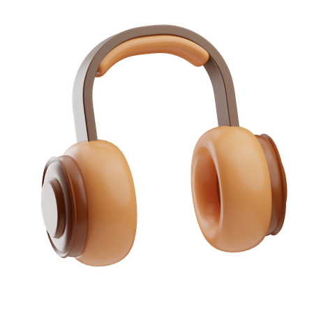 Casque de musique  3D Icon