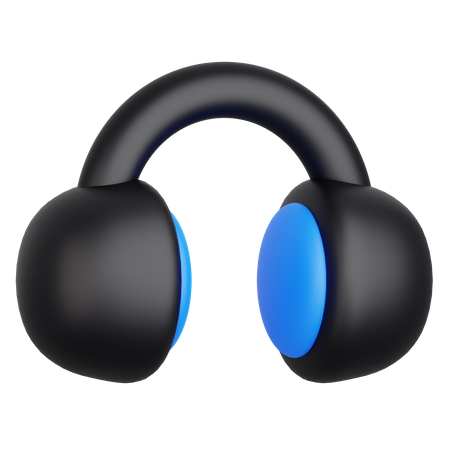 Casque de musique  3D Icon