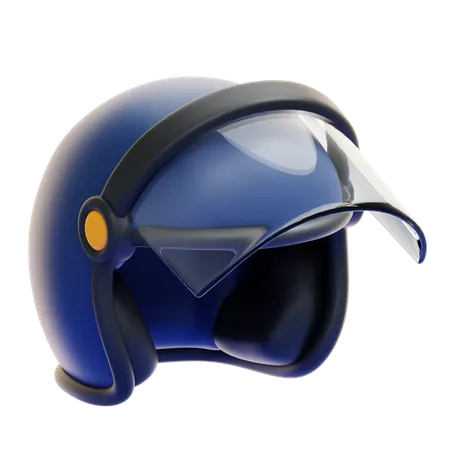 Casque de police  3D Icon