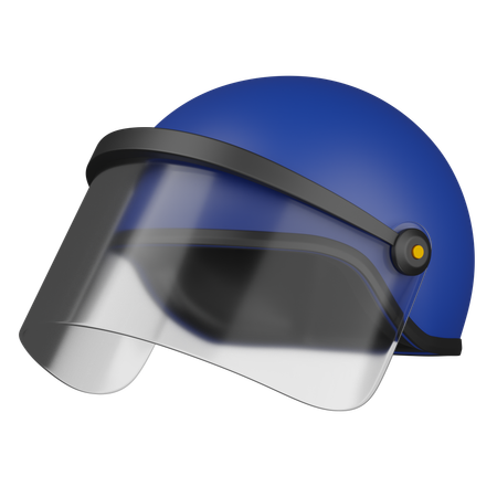 Casque de police  3D Icon