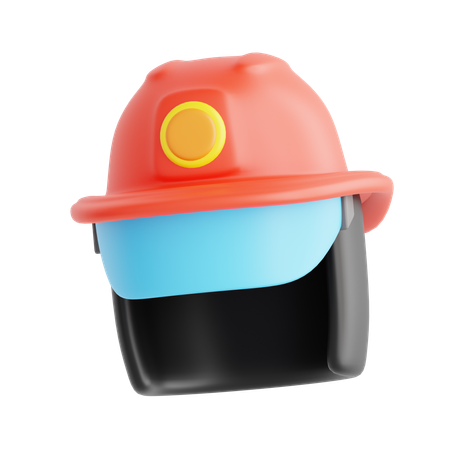 Casque de pompier  3D Icon