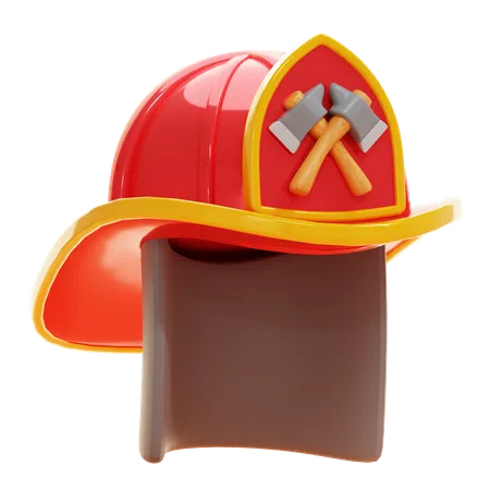 Casque de pompier  3D Icon