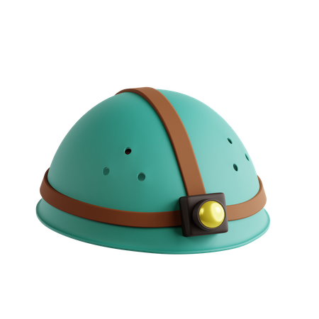 Casque de spéléologie  3D Icon