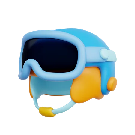 Casque d'hiver  3D Icon