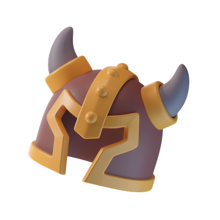 Casque de guerrier  3D Icon