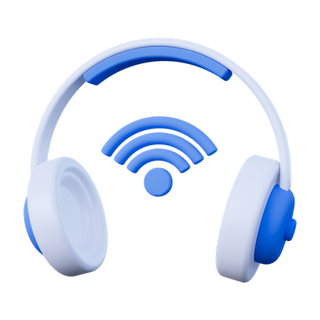 Casque intelligent  3D Icon