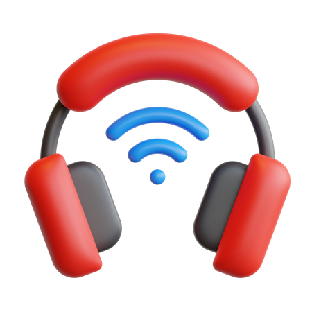Casque intelligent  3D Icon