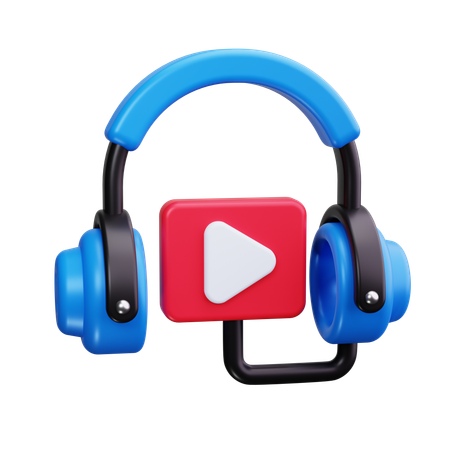 Micro-casque  3D Icon