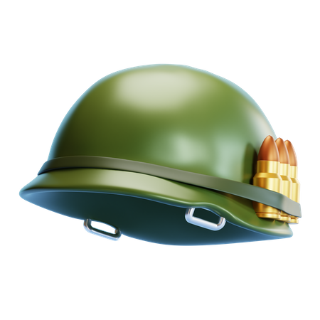 Casque militaire  3D Icon
