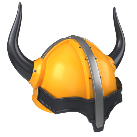 Casque viking  3D Icon