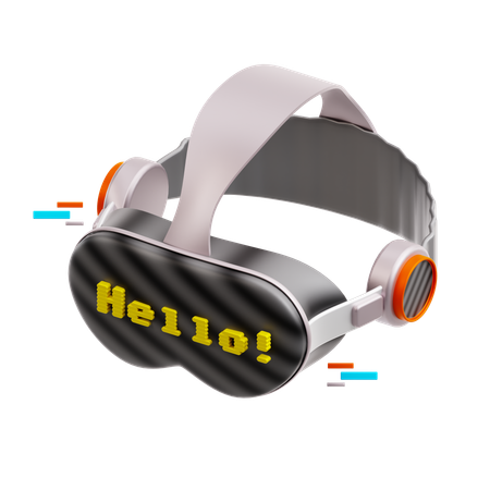 Casque de RV  3D Icon