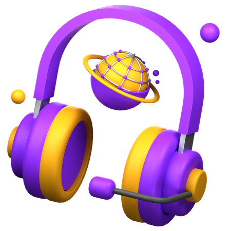 Casque VR  3D Icon