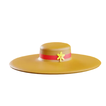 Casquette de plage  3D Icon