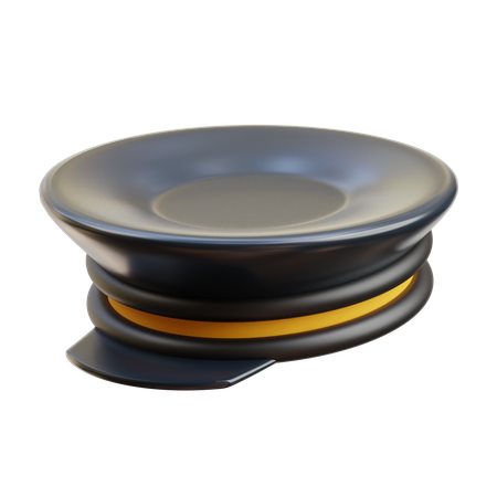 Casquette de police  3D Icon