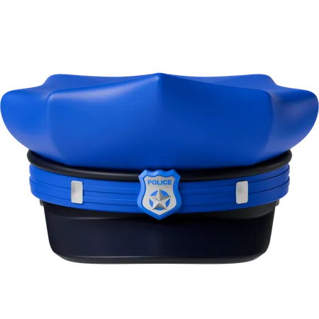 Casquette de police  3D Icon