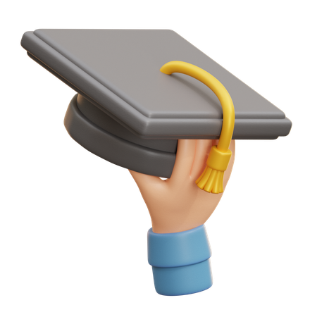 Casquette de remise des diplômes  3D Icon