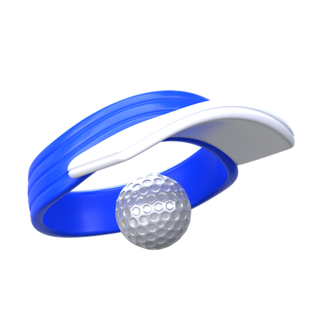 Casquette de golf  3D Icon