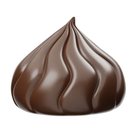 Casquinha de chocolate  3D Icon