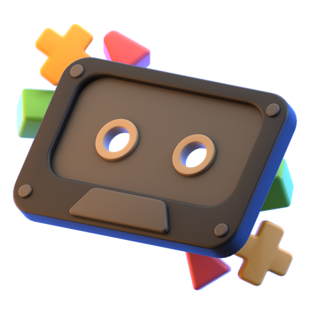 Cassete  3D Icon