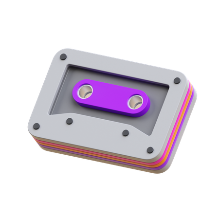 Cassete  3D Icon