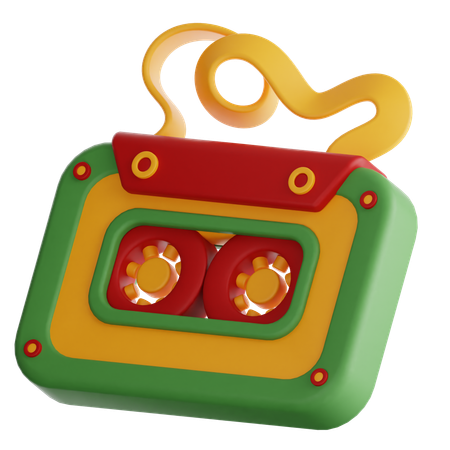 Cassete  3D Icon