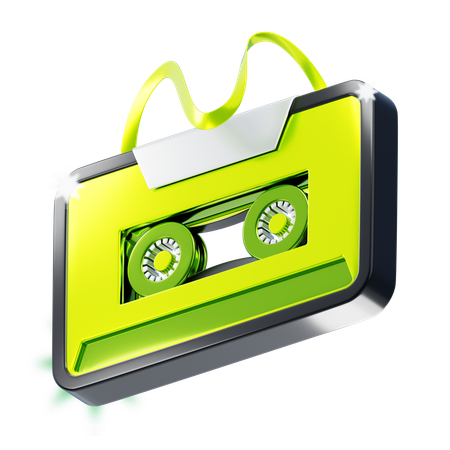 Cassete  3D Icon