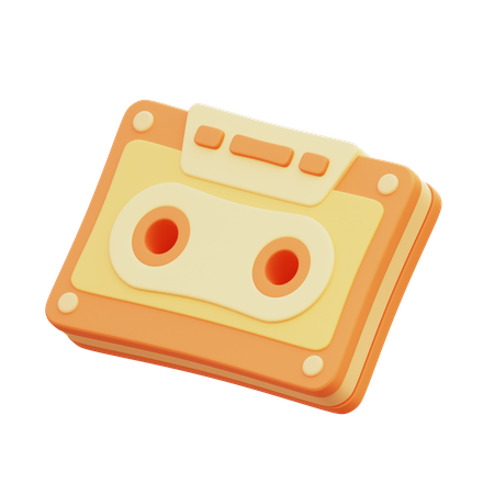 Cassete  3D Icon