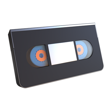 Cassete  3D Illustration