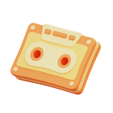 Cassete  3D Icon