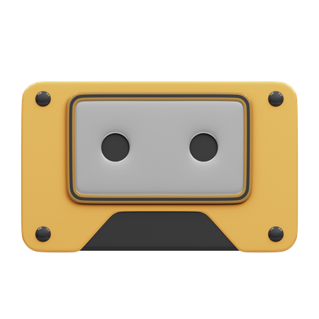 Cassete tape  3D Icon