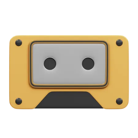 Cassete tape  3D Icon