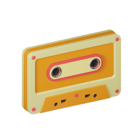 Cassette  3D Icon